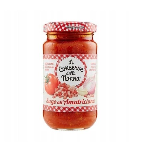 Paradajková omáčka Le Conserve della Nonna Sugo so slaninou 190g