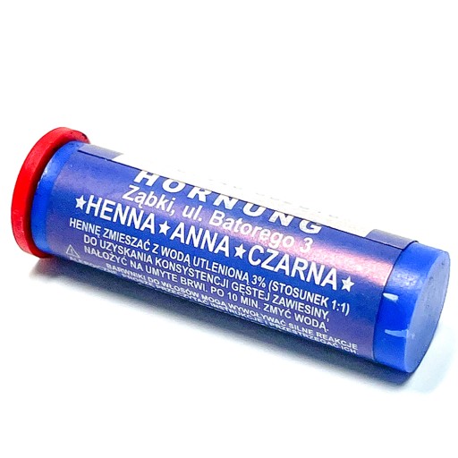 Henna prášok ANNA HORNUNG BLACK na obočie a riasy PRÁŠOK 2g