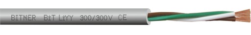LIYY ovládací kábel 300/300V 6x1 šedý Bitner S30131