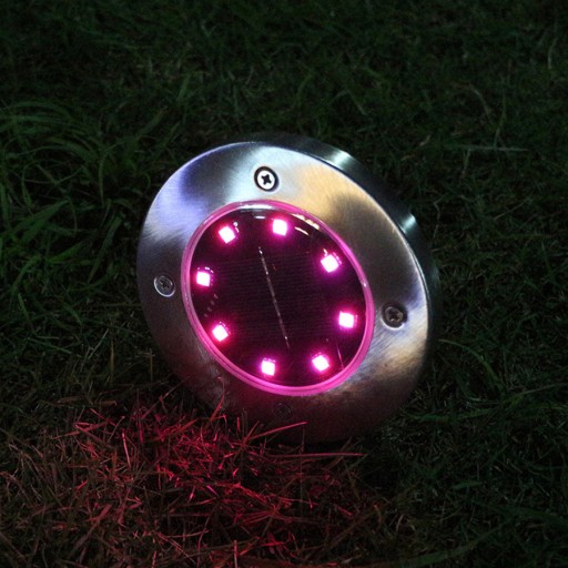 SOLÁRNA ZÁHRADNÁ LAMPA, FAREBNÁ LED SOLÁRNA ZÁHRADNÁ LAMPA