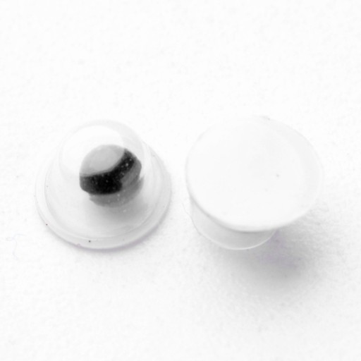 Oči pre hračky plastové 4x2mm 100 ks