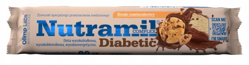 Olimp Nutramil Complex Diabetická proteínová tyčinka 60g Cookie