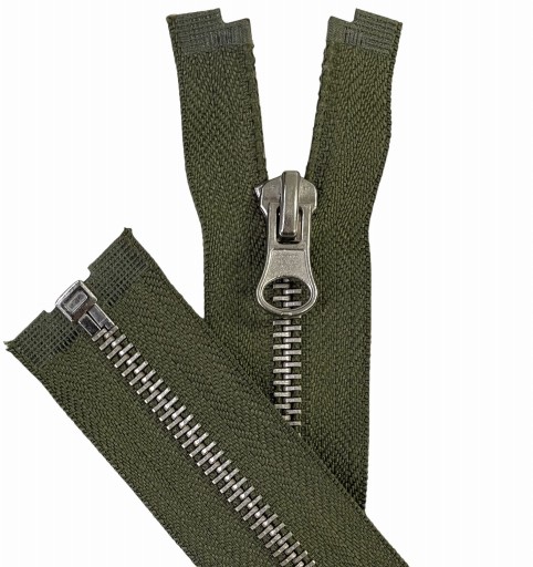 KOVOVÝ Zips VT10 85 cm KHAKI 1 ks.