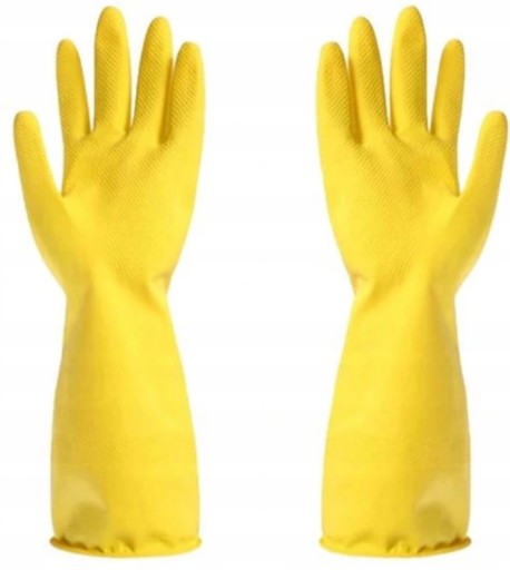 RUKAVICE OCHRANNÉ GUMOVÉ RUKAVICE na umývanie a čistenie LATEX L