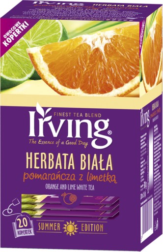 Irving biely pomarančový čaj s limetkou