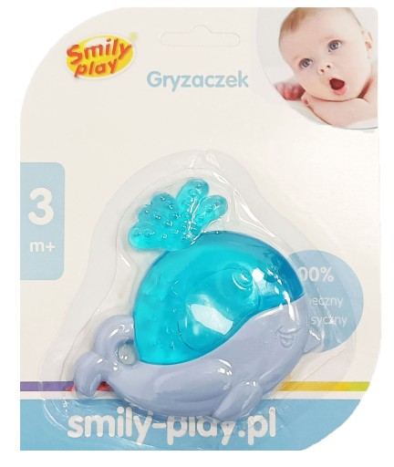 SMILY PLAY Bezpečné vodné hryzátko, ktoré upokojuje ďasná