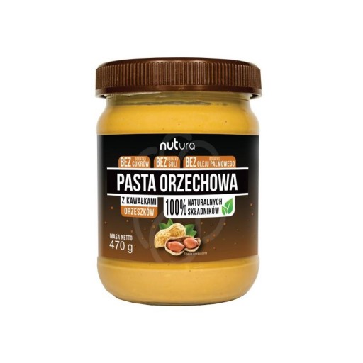 Arašidová pasta s kúskami arašidov 470 g