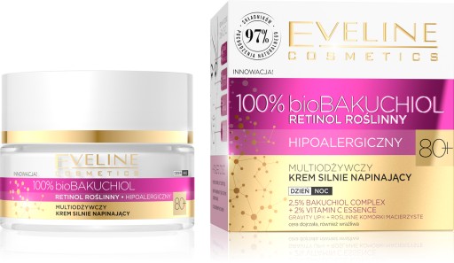Eveline Cosmetics Bio Bakuchiol krém na tvár 80+