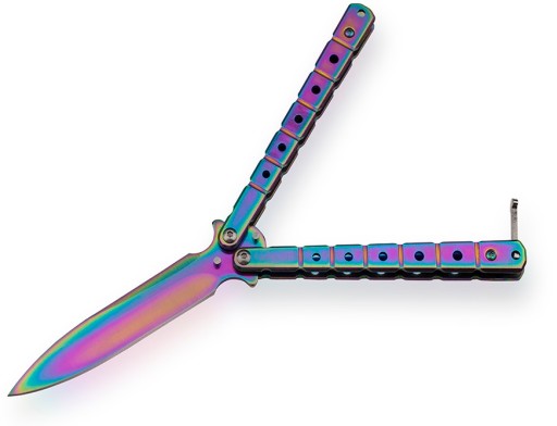 BOTTERFLY KNIFE RAINBOW BALISONG CS:GO SKLADACIE TRIKY RAINBOW COUNTER