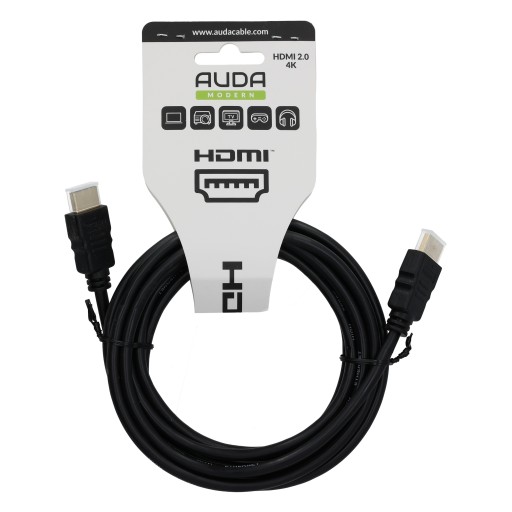AUDA moderný kábel HDMI 2.0 kábel 4K 60Hz 18Gbps UHD 3D vysokorýchlostný 5m