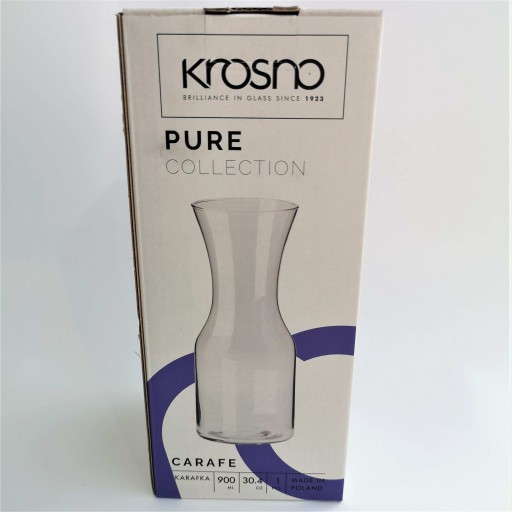 KROSNO PURE Sklenená karafa 900 ml