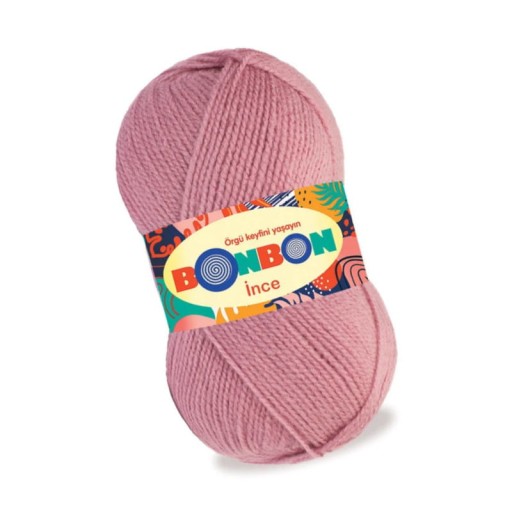 Nako BonBon Ince 98224 Dirty Pink