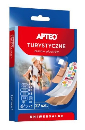 Turistická náplasťová sada APTEO 27 kusov