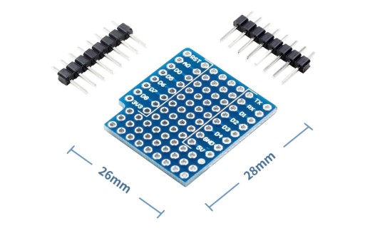 458 Wemos D1 Mini Shield Prototyp PCB doska