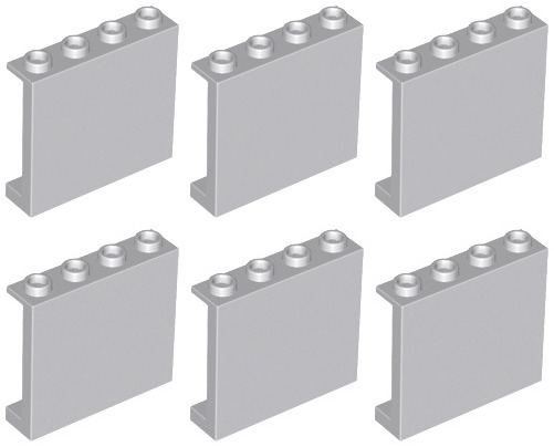 LEGO 60581 PANEL 1x4x3 svetlosivá (8g) 6 ks.