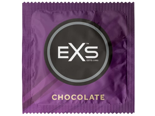 EXS CHOCOLATE vonné kondómy, čokoládová príchuť, sada 12 ks.