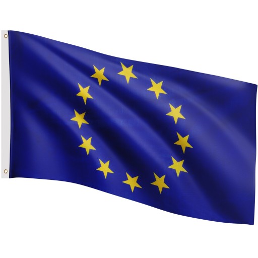 EURÓPSKA VLAJKA EURÓPSKEJ ÚNIE 120x80 CM NA SŤAŽI