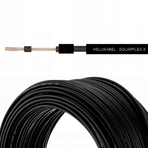 HELUKABEL SOLÁRNY KÁBEL H1Z2Z2-K 1X6 mm² FV KÁBEL PRE FOTOVOLTAICKÉ PANELY