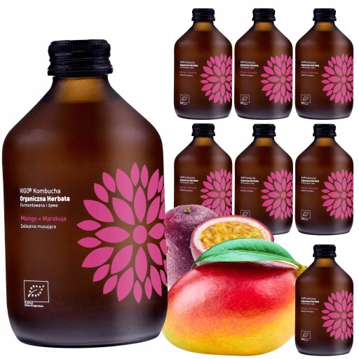 Kombucha Mango + Passion Fruit Bio 330 ml