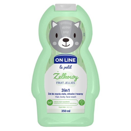 3v1 hydratačný gél s vôňou ovocného želé On-Line 350ml