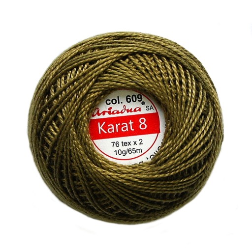 Cordonek Karat 8 olivový 0609 ARIADNA 10g 65m