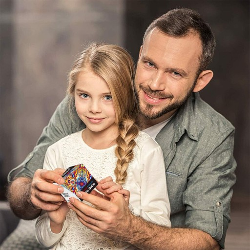 Fidget Cube Magic Cube Antistresová magnetická kocka MODRÁ