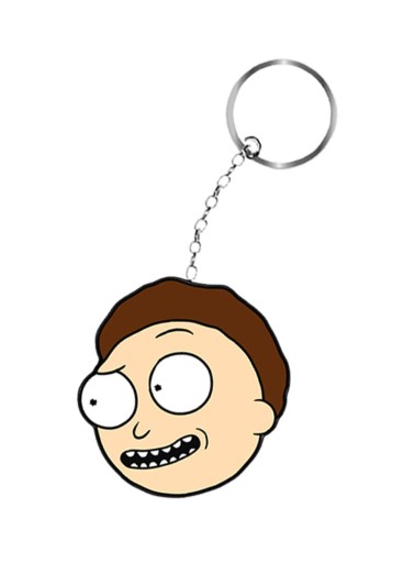 Gumený krúžok na kľúče Rick and Morty Head