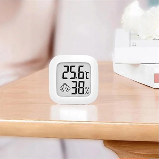 SPOĽAHLIVÝ ELEKTRONICKÝ TEPLOMER DIGITÁLNY IZBOVÝ HYGROMETER METEOSTANICA