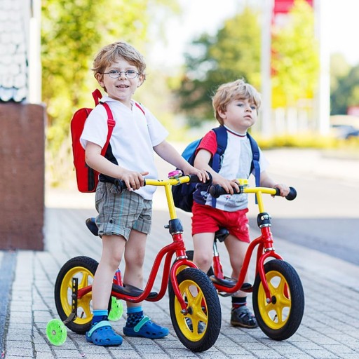 BOČNÉ PODPORNÉ KOLESÁ PRE DETSKÝ BICYKEL LED 12-20