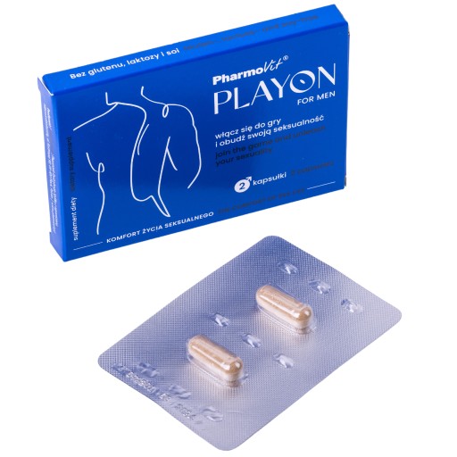 ORGAZM PLAY ON kapsule pre mužov SILNÁ EREKCIA