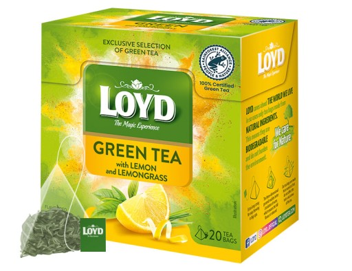 Green Tea Express Zelený čaj Citrón a citrónová tráva 20 T. LOYD
