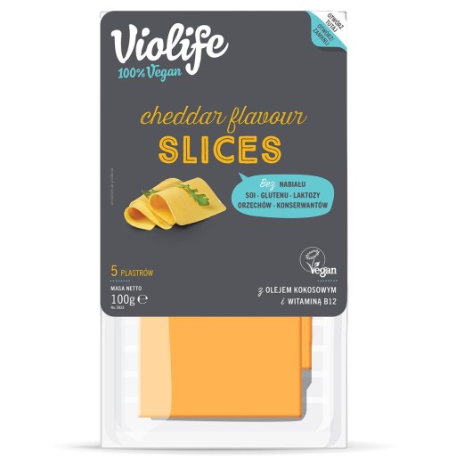 Violife vegánsky syr čedar plátky 100g
