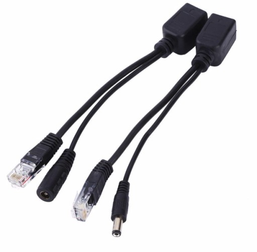 POE RJ45 adaptér pre sieťovú sadu LAN