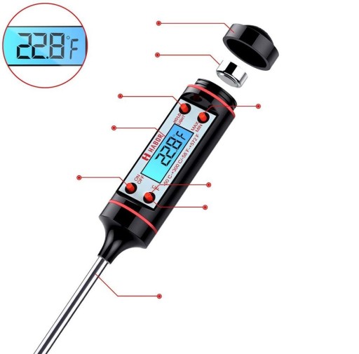 Digitálny elektronický kuchynský teplomer