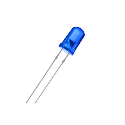 LED 5mm Modrá 10 kusov