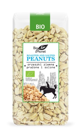 Pražené a solené bio arašidy 350 g Bio Pla