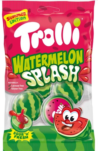 Trolli Watermelon Watermelon Splash Jelly Beans 75 g z Nemecka