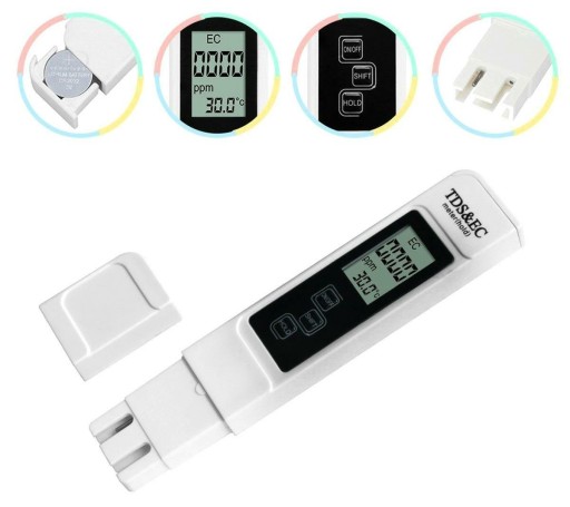 METER TVRDOSTI VODY TDS EC TEMP TEMP OSMOSIS TESTER