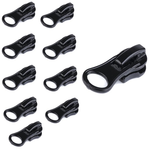 SLIDER STROJ KONÍK NA ČLENKY ZIPS #5 ČIERNA 10 ks.