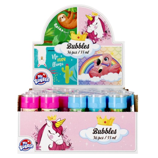 Mydlové bubliny s hrou 55 ml MOJA BUBBLE 3 ks