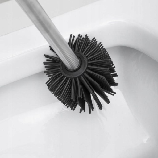 Náhradná silikónová WC kefa do kúpeľne