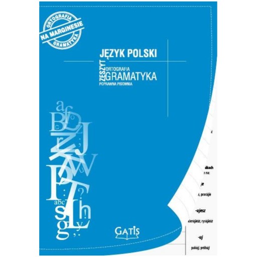 Zošit poľského jazyka, A4, riadok 56k, modrý