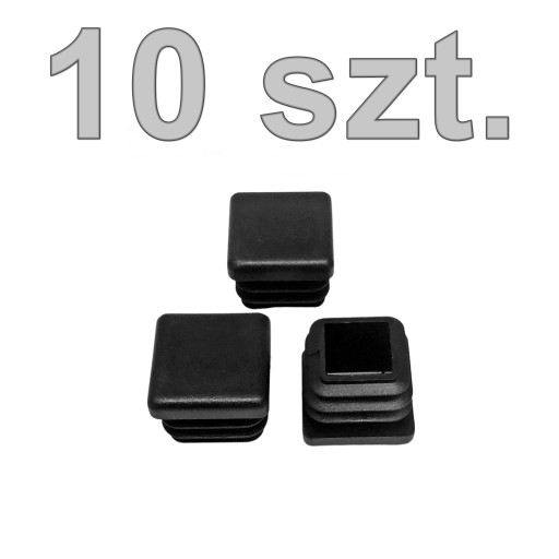 Profilové čiapky, čiapka 15x15, čierna - 10 ks