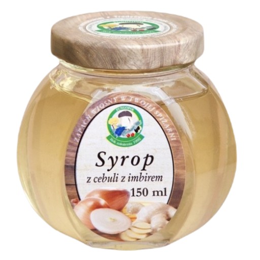 LAHODNÝ CIBUĽOVO A ZÁZVOROVÝ SIRUP, 100% PRÍRODNÝ
