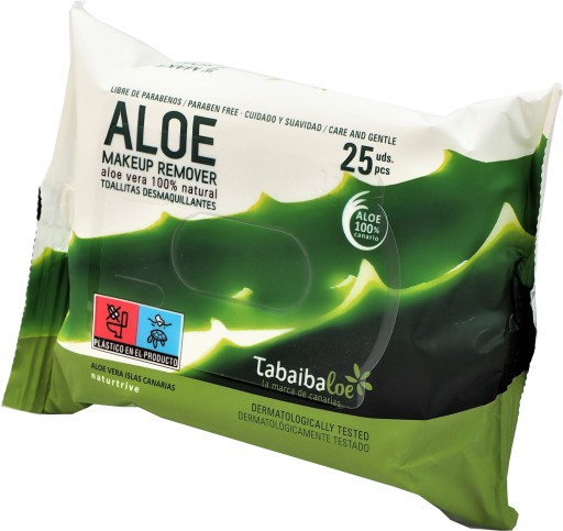 Vlhčené odličovacie obrúsky Tabaibaloe, aloe, Tabaiba