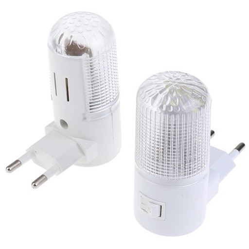 Energeticky úsporná LED nočná lampa pre kontakt