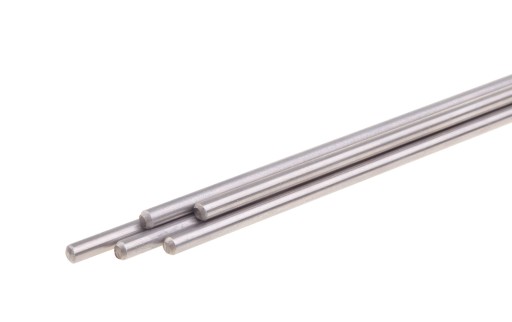 Nerezová tyč odolná voči kyselinám, priemer 4 mm 10 cm INOX / 1,4301 / 0H18N9