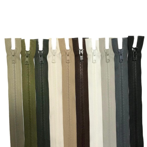 YKK zips 25cm CUBE ČIERNA