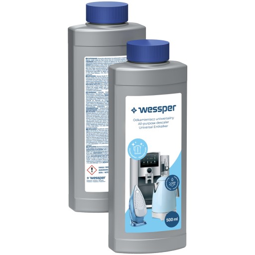 Originálny tekutý odstraňovač vodného kameňa pre kávovar Wessper CleanMax - 500 ml