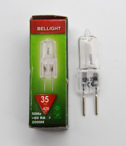 HALOGÉNOVÁ ŽIAROVKA HALOGÉNOVÁ JC G6.35 12V 35W